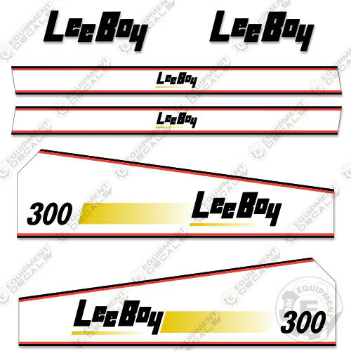 Fits LeeBoy 300 Decal Kit Roller decal kit