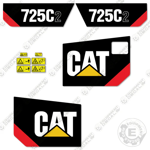 Fits Caterpillar 725C2 Decal Kit Articulated Dump Truck 725, 725c, 725c2, decal kit