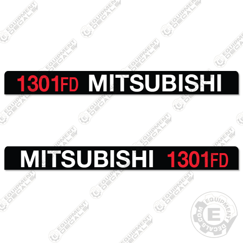 Fits Mitsubishi 1301FD Excavator Decal Kit 1301, 1301fd, decal kit