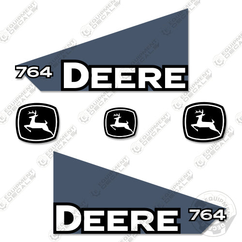 Fits John Deere 764 Decal Kit Dozer decal kit, john deere