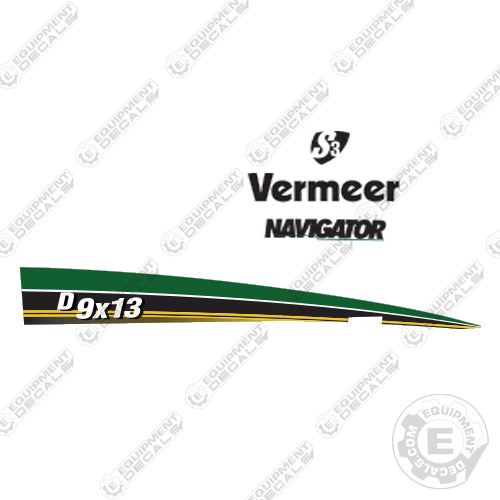 Fits Vermeer D9x13 Horizontal Directional Drill Decal Kit decal kit