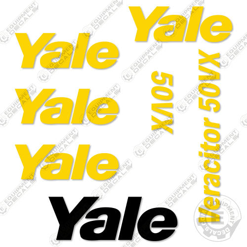 Fits Yale GLP050VXNDAE086 Decal Kit Forklift 50vx, decal kit, veracitor