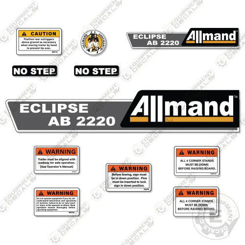 Fits Allmand AB2220 Decal Kit Arrow Board 2220, ab2220, decal kit, light, lite, night light, nightlight, nl, pro, protwo