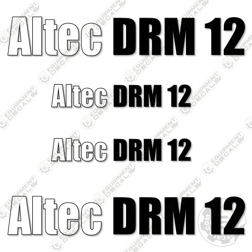 Fits Altec DRM12 Decal Kit Custom decal kit