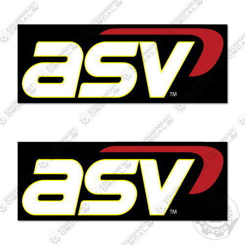 ASV custom Logos (Set of 2) 27" decal kit