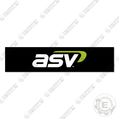 Fits ASV Front Logo Decal Skid Steer asv, decal kit, pt