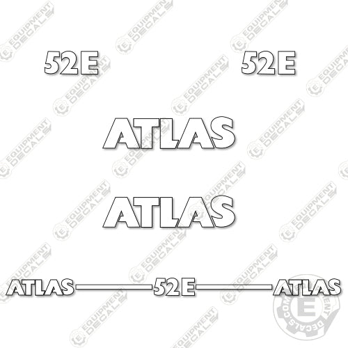 Fits Atlas 52E Decal Kit Wheel Loader 52, 52e, decal kit