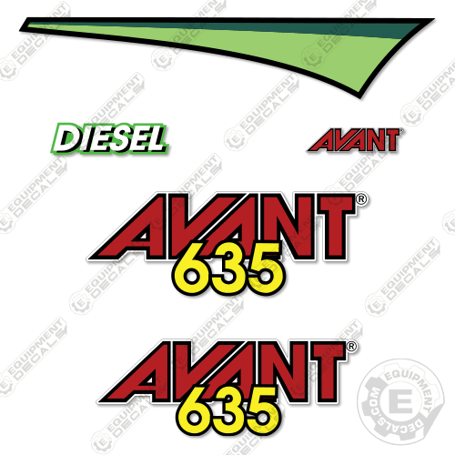 Fits Avant 635 Decal Kit Loader decal kit