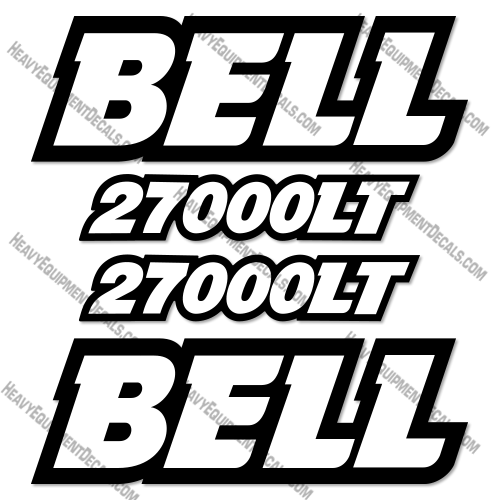 Fits Bell 2700LT Decal Kit Water Truck 2700, 2700l, 2700-l