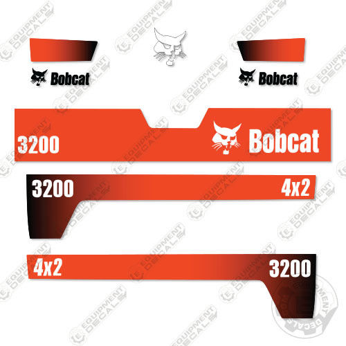 Fits Bobcat 3200 4x2 Utility Vehicle Replacement Decals 2010 decal kit