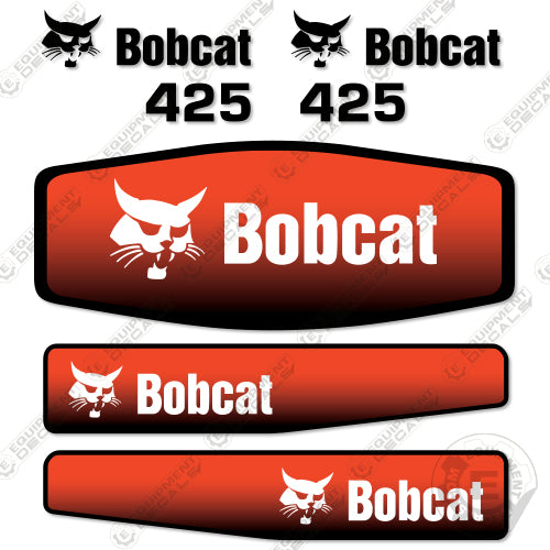 Fits Bobcat 425 Mini Excavator Decal 425, decal kit