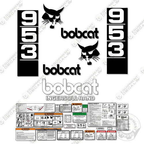 Fits Bobcat 953 Skid Steer Decal Kit decal kit