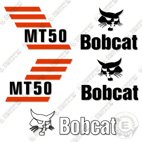 Fits Bobcat MT50 Mini Skid Steer Decal Replacement Kit 50, decal kit, mt-50, mt50