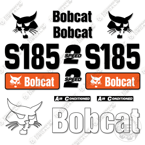 Fits Bobcat S185 Decal Kit Skid Steer 185, decal kit, s185