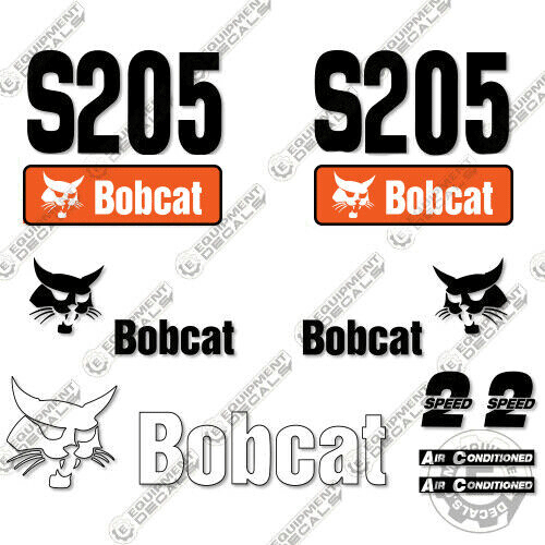 Fits Bobcat S205 Skid Steer Decal Kit 205, decal kit, s205