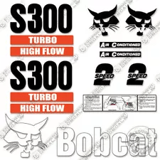 Fits Bobcat S300 Skid Steer Decal Kit (Style 2) 300, decal kit, s 300, s300