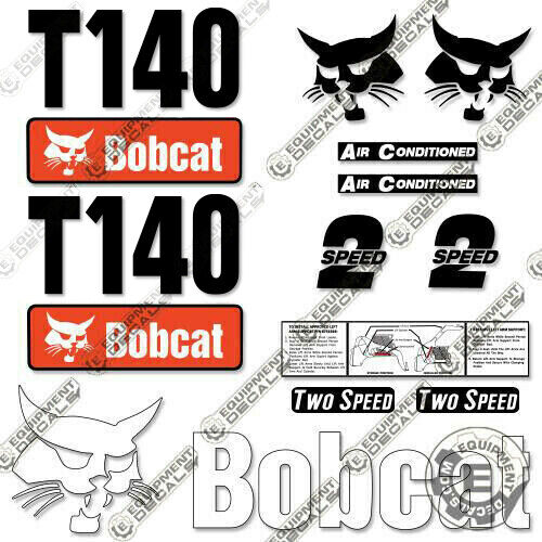 Fits Bobcat T140 Skid Steer Decal Kit 140, decal kit, t-140, t140