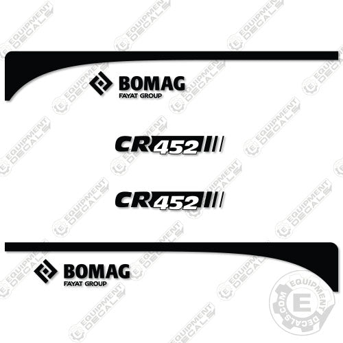 Fits Bomag CR452 Decal Kit Asphalt Paver 452, bomag, decal kit, paver, pro, propaver, roller