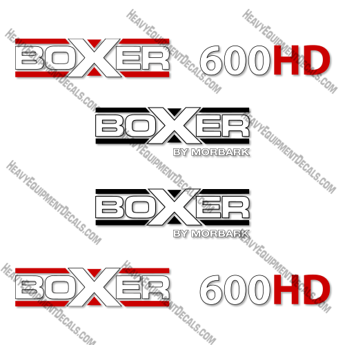 Fits Boxer 600HD Mini Skid Steer Decal Kit decal kit