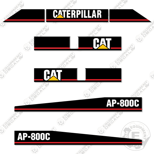 Fits Caterpillar AP 800 C Decal Kit Asphalt Paver 800, 800c, decal kit