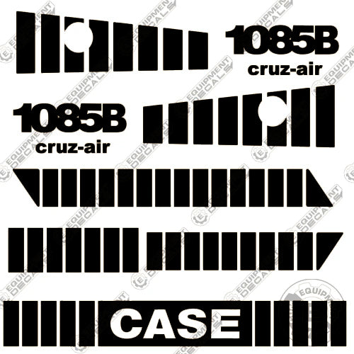 Fits Case 1085B Decal Kit Excavator Cruz-Air 1085, 1085-b, 1085b, decal kit