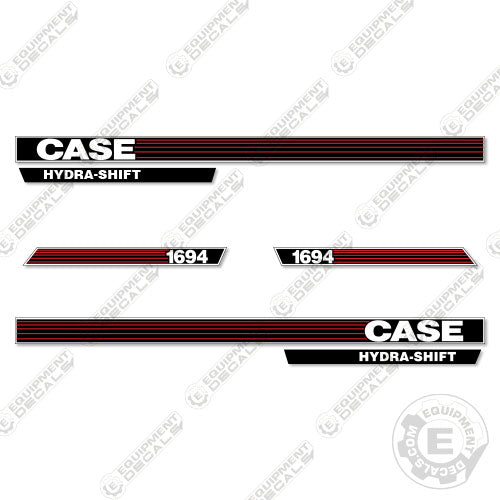 Fits Case 1694 Decal Kit Tractor (Red-Stripe Style) 132, case 3, case3, decal kit