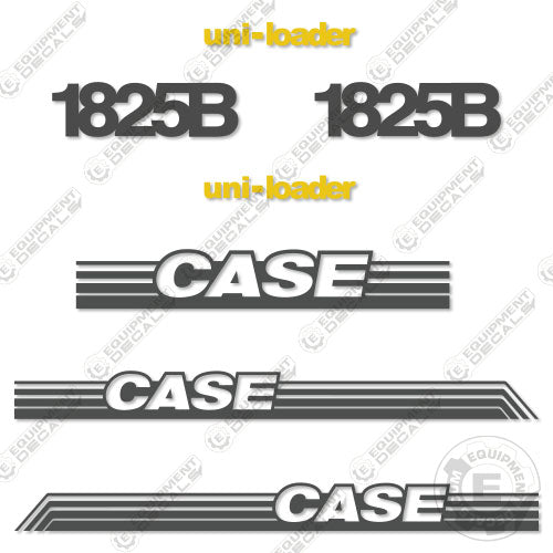 Fits Case 1825B Decal Kit Skid Steer 1825, 1825-b, 1825b, decal kit