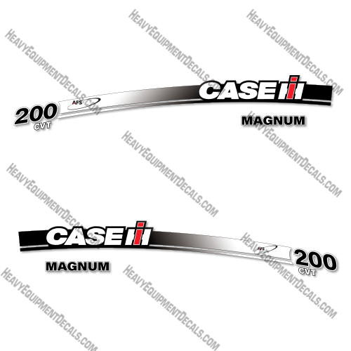 Fits Case 200CVT Magnum Decal Kit Tractor 200, decal kit, mx200