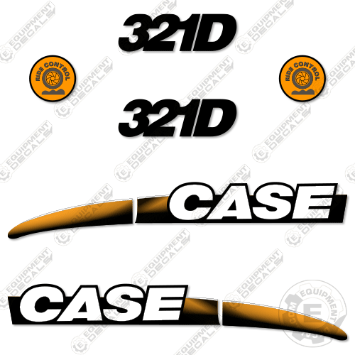 Fits Case 321D Decal Kit Wheel Loader 321, 321d, decal kit