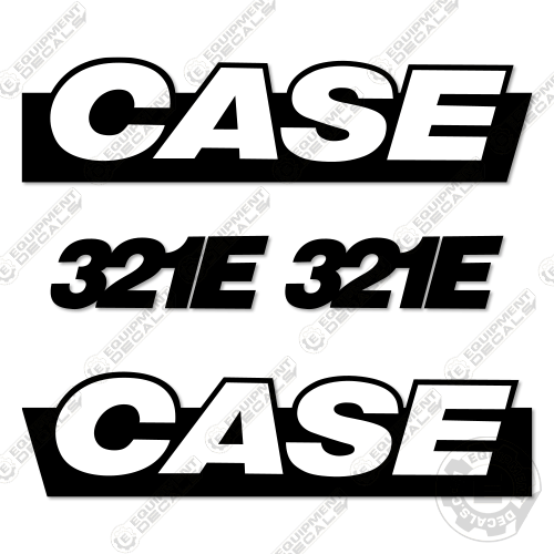 Fits Case 321E Decal Kit Wheel Loader 321, 321e, decal kit