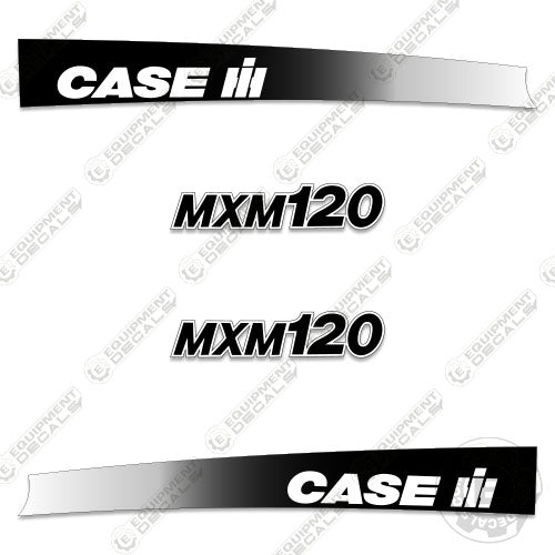 Fits Case 3 MXM120 Decal Kit Tractor 120, case 3, case3, decal kit, mx 120, mxm 120