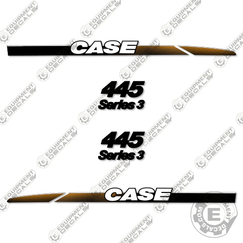 Fits Case 445 Series 3 Decal Kit Skid Steer decal kit, skidsteer, 445