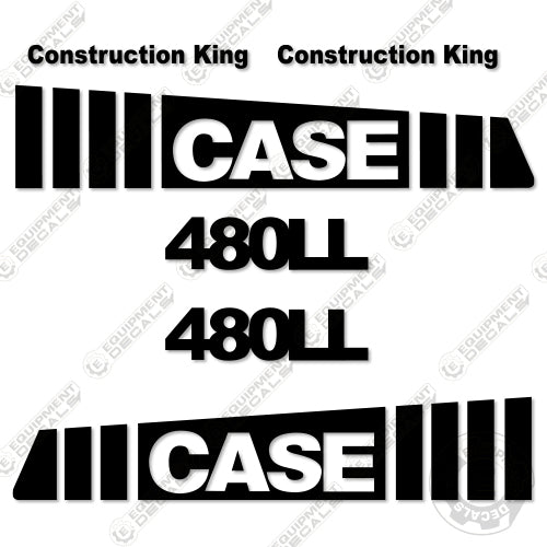 Fits Case 480 LL Decal Kit Backhoe 480, 480l, 480ll, decal kit, k, superk