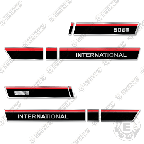 Fits International 5088 Decal Kit Tractor 5088, decal kit, int