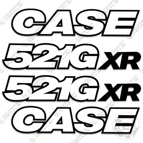 Fits Case 521G XR Decal Kit Wheel Loader - 3M Reflective! 521, 521g, decal kit, g, xr