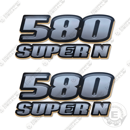 Fits Case 580 Super N Number Decal Kit (Set of 2) 580, 580-n, 580n, decal kit