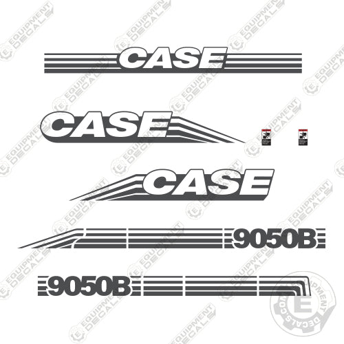 Fits Case 9050B Decal Kit Excavator 9050B, decal kit