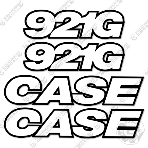 Fits Case 921G Decal Kit Wheel Loader 921, 921g, decal kit