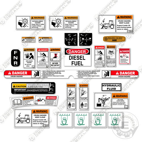 Fits Case Backhoe Decal Kit decal kit