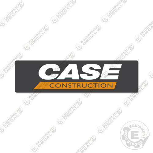 FitsCase Skid Steer Front Decal "Case Construction" decal kit