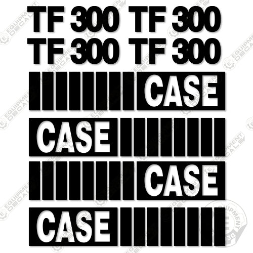 Fits Case TF300 Decal Kit CUSTOM crane truck, decal kit, mh