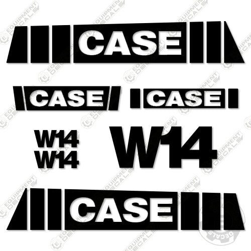 Fits Case W14 Decal Kit Wheel Loader 14, decal kit, w-14, w14