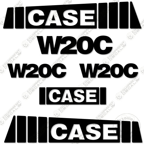 Fits Case W20C Decal Kit Wheel Loader 20c, decal kit, w20