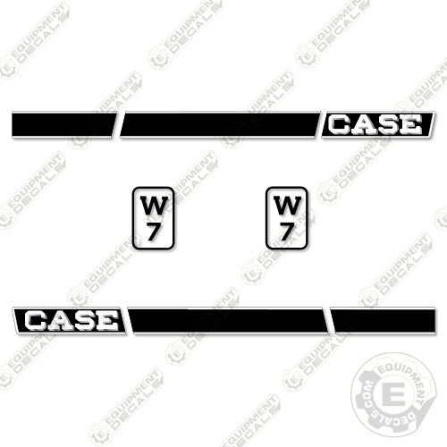 Fits Case W7 Decal Kit Wheel Loader 7, decal kit, w 7, w7