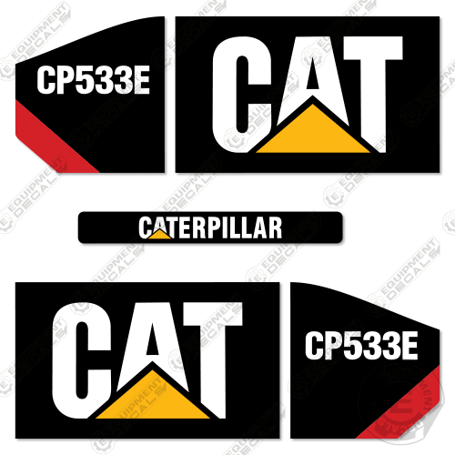 Fits Caterpillar CP533E Decal Kit Roller 533, CP533E, decal kit