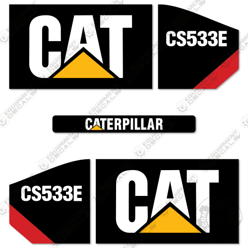 Fits Caterpillar CS533E Decal Kit Roller 533, CS533E, decal kit