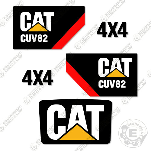 Fits Caterpillar CUV82 Decal Kit UTV cuv82