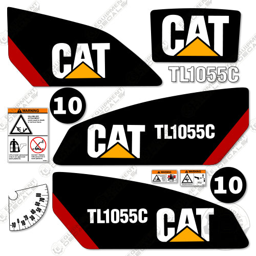 Fits Caterpillar TL1055C Decal Kit Telescopic Forklift 1055, 1055-c, 1055c