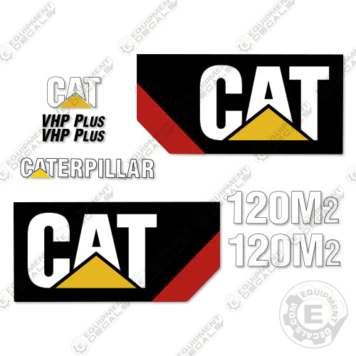 Fits Caterpillar 120M2 Motor Grader Decal Kit - Scraper decal kit