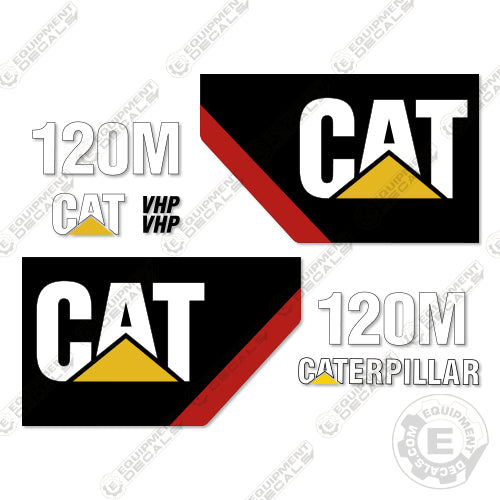 Fits Caterpillar 120M Motor Grader Decal Kit - Scraper decal kit